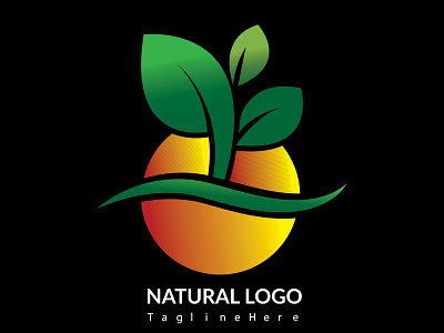 Natural Logo Design branding business design graphic design illustration logo natural vector