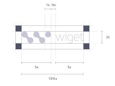 Wiget branding - safe zone