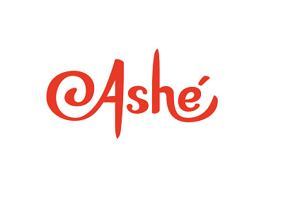 Ashe logo brand design design food logo minimal restaurant logo