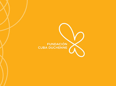 Fundacion Cuba DUchenne Logo adobe brand design branding design duchenne ilustrator logo minimal yellow