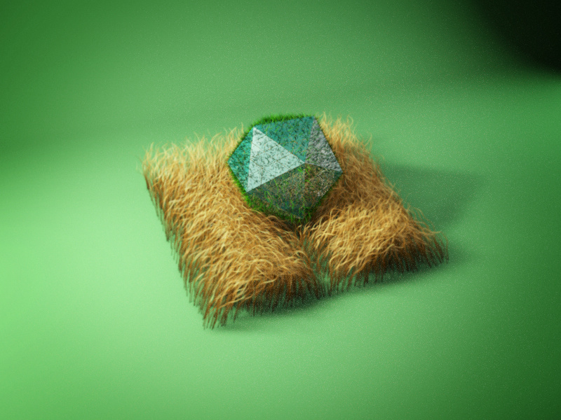 Hair Diamond 3d c4d photoshop bettereveryday cinema4d hair daily