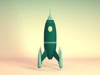 Rocket 3d cinema 4d rocket