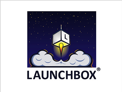 Launchbox box food healthy launch logo logoflow rocket