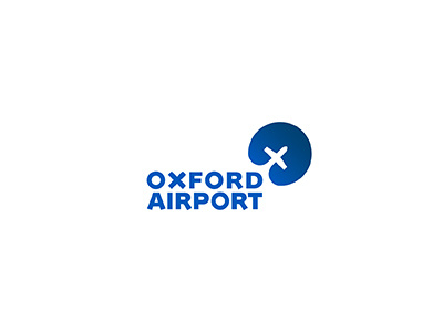 Oxford Airport airport logo logoflow oxford plane sky