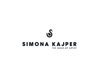 Simona Kajper The make-up artist artist eye logoflow make up s swan