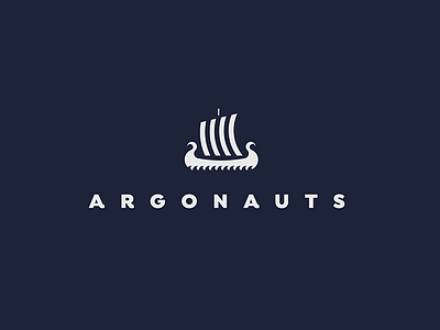 Argonauts ancient boat explorer logoflow sea