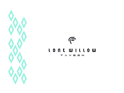 Lone Willow Tavern branding ci logo logoflow lone restaurant tavern tree willow