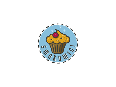 Smakowici cake confectionary cupcake delicious logo muffin spice sweet tasty