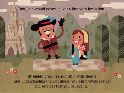 10 Lessons from Don Juan on how to engage your clients content marketing don juan illustration russell tate russell tate.com