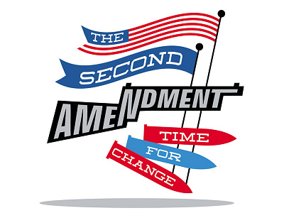 The 2nd amendment - Time for Change 2ndamendment guns illustration russelltate.com