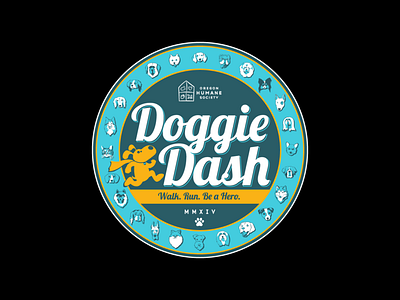 Oregon Humane Society Doggie Dash 2014 Logo