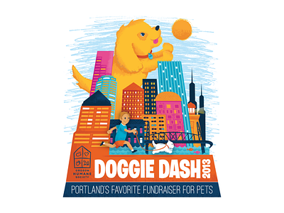 Oregon Humane Society Doggie Dash 2013 Logo