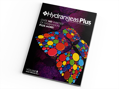 Hydrangeas Plus Catalog Cover catalog design design editorial design print design