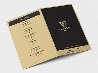 Whiskey Tango Menu 01