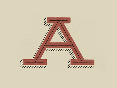 The Letter "A" a lettering type