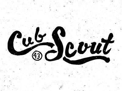 Cub Scout cub cub scout lettering scouts texture type