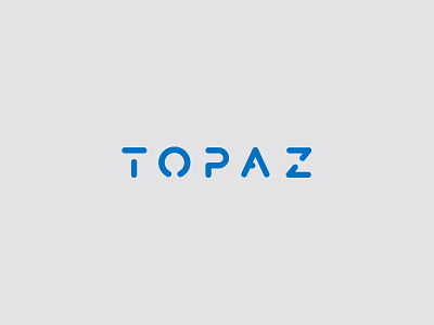 II custom type gem icon logo mark topaz type