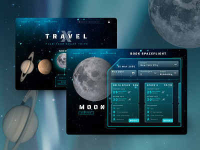 Space Travel Web UI