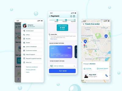 Laundry App UI