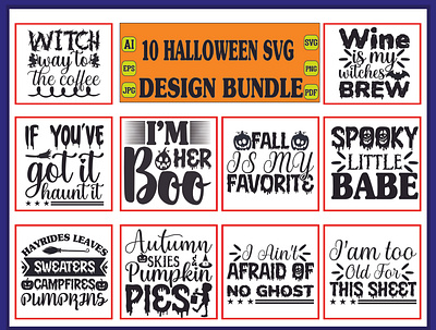 Halloween svg design bundle t shirt