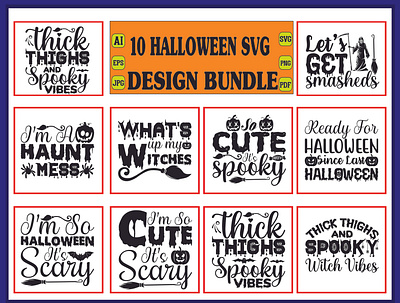 Halloween svg design bundle t shirt