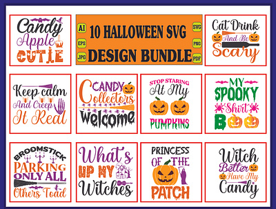 Halloween svg design bundle t shirt