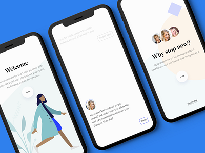 Dating app onboarding