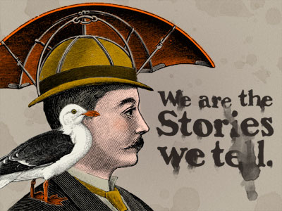 Stories drip invention photoshop rain stories umbrella victorian wet
