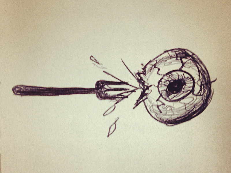 Fork in the Eye by Joseph Allen Kohlhas on Dribbble