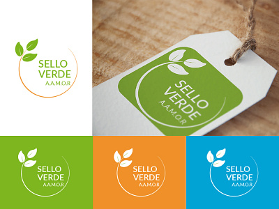Sello Verde- Certification logo branding logo logo design