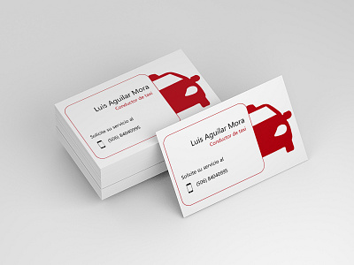 Bussiness card-Taxi business card design visual design