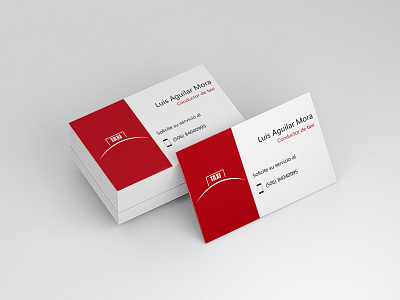 Business Card- Taxi business card design design visual design