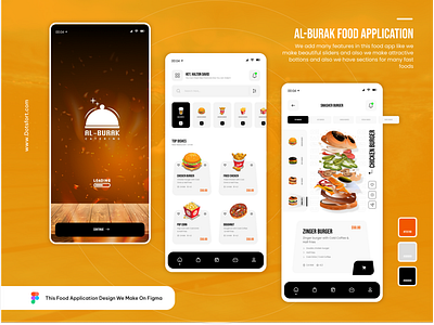 Al-Burak Food Application Design