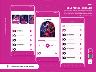 Music Application Design app designs creative designs creative ui design music app music app design music app ui music application ui ui designs ux