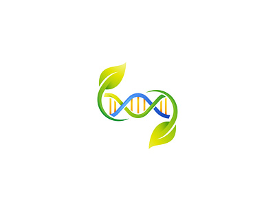 Nature DNA logo biology creative dna eco health identity leaf medicine molecule natural nature organic pharmacy plant technology tree unique