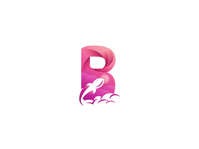 B Rocket Logo