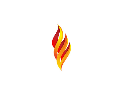 Flame Torch Logo abstract burn business design element emblem energy fire flame heat hot illustration isolated light logo power red shape torch vector
