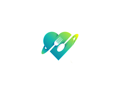 Love Restaurant Logo business cook cooking heart identity kitchen knife love luxury menu restaurant spoon
