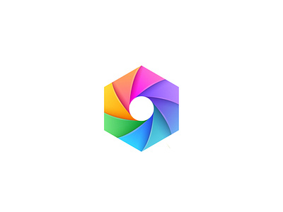 Colorful Hexagon Logo