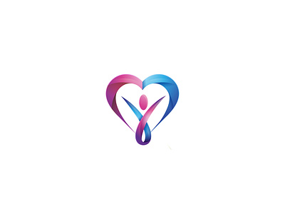 Love Foundation Logo business care charity concept creative donate family foundation health help human idea life logo love organization people support voluntary volunteer