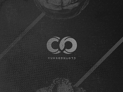 Cursed Cloth Logo apparel brand clothing logo