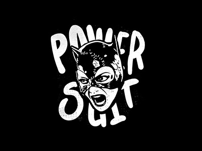 Power Suit cat woman design illustration power shirt shirt design