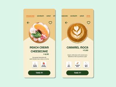 DailyUI 043 Food/Drink Menu