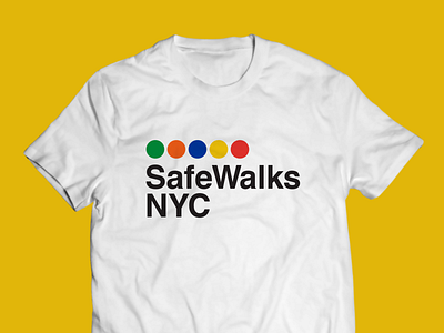 SafeWalks NYC Logo Competition branding contest design helvetica illustrator logo logodesign minimal typography