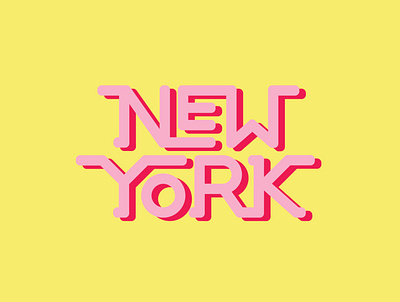 New York Type Study branding customtype design graphic design illustration logo logodesign type typography vector