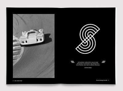 Retro Racer - Typeface and Article blackandwhite design editorial editorialdesign font graphic design magazine minimalism minimalist print printdesign spread spreaddesign typedesign typeface typefacedesign typography