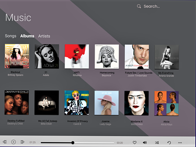 Music Player 1 design dribble figma icon music music art music player app photoshop ui ux vector web