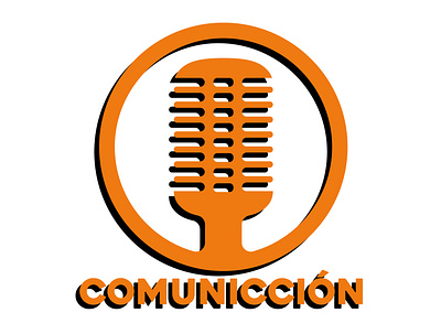 Comunicción logo illustration logo vector