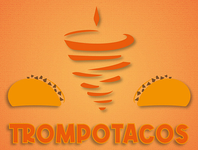 Trompo Tacos design illustration logo vector