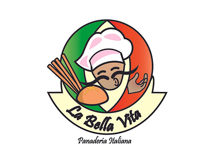 La Bella Vita design illustration logo vector